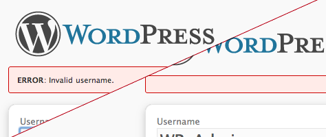 Password was invalid