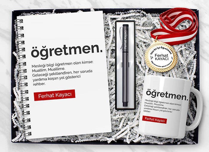 Öğretmen Kavramı Konsept Hediye Kutusu