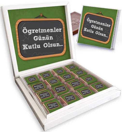 Öğretmenler Gününüz Kutlu Olsun Çikolatası