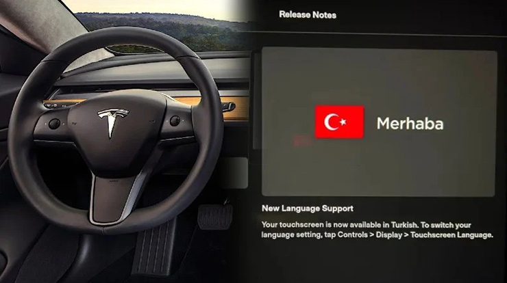 Tesla Türkçe Dil Desteği